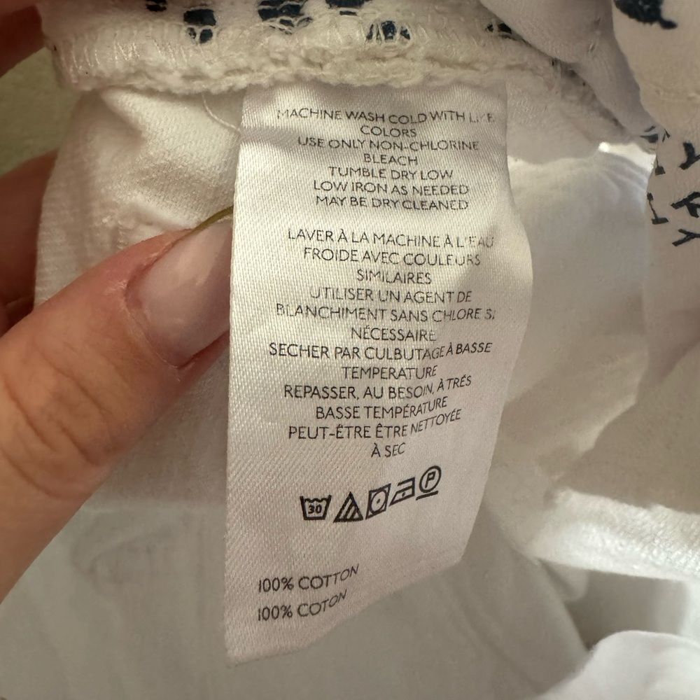 Free People We The Free Tinsley Baggy‎ High Rise Jean Size 26 in Optic White - Picture 11 of 11